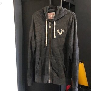 True religion zip up hoodie